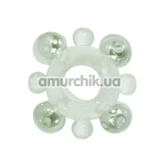 Эрекционное кольцо Basic Essentials Enhancer Ring with Beads - Фото №1