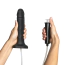 Фалоімітатор з еякуляцією Strap-On-Me Squirting Cum Realistic Dildo L, чорний - Фото №1