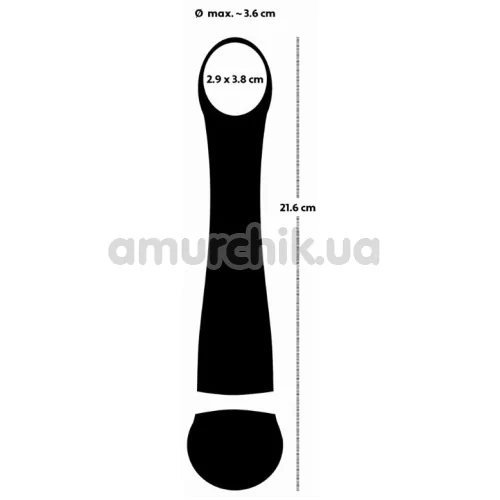 Вибратор для точки G с подогревом и охлаждением Hot n' Cold Vibrator, черный
