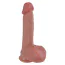 Фаллоимитатор Natural Play Silicone Dildo D1, телесный - Фото №3