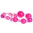 Анальная цепочка Anal Beads с петелькой, розовая - Фото №4