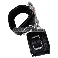 Наручники Zado Fetish Leather Cuffs, черные - Фото №1