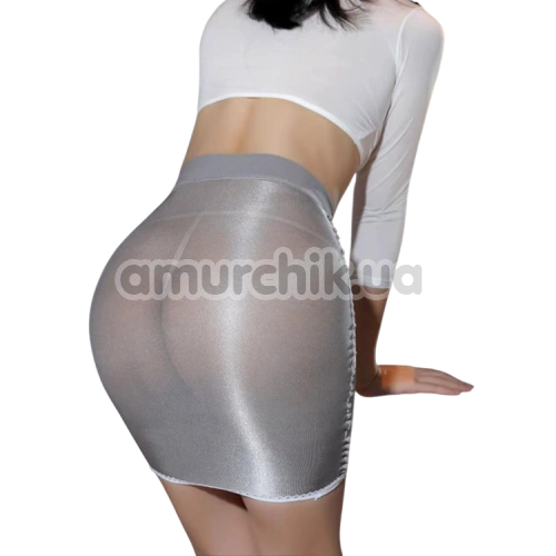 Юбка Star Night Transparent Mini Skirt, серая