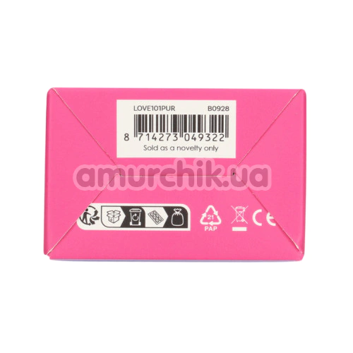 Вібратор на палець Loveline Silicone Finger Vibrator, бузковий