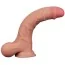 Фаллоимитатор LoveToy Sliding-Skin Dong Whole Testicle 9.5, телесный - Фото №4
