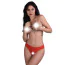 Трусики Daring Intimates Nicolette Crotchless Panty, красные - Фото №1