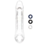 Насадка на пенис Size Up 2 Inch See-Thru Penis Extender With Ball Loop, прозрачная - Фото №1