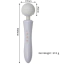 Універсальний вібромасажер Boss Series Stymulator Massager Ultra Powerful Big 20 Function, білий - Фото №3