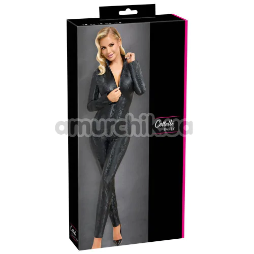 Комбинезон Cottelli Party Jumpsuit Snake, черный