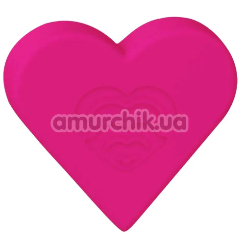 Анальная пробка Love Signal Heart Plug Small, розовая