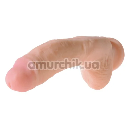 Фаллоимитатор King Cock Plus Dual Density With Balls, 25.4 см телесный