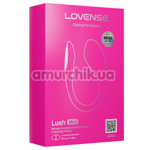 Виброяйцо Lovense Lush Mini, розовое