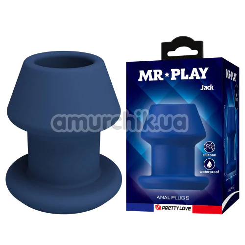 Анальная пробка MR Play Jack Anal Plug S, синяя