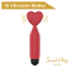 Клиторальный вибратор Sweet Play Mini Heart Vibrator A14, красный - Фото №8