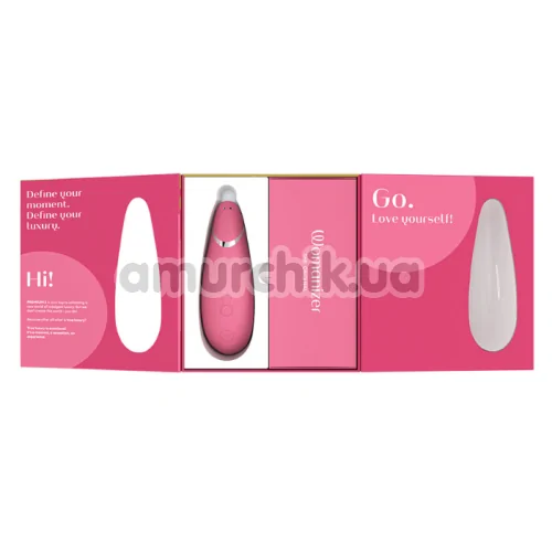 Симулятор орального сексу для жінок Womanizer Premium 2, рожевий
