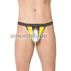 Трусы-стринги мужские Mens Thongs 4529, желтые - Фото №1