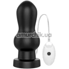 Анальна пробка з вібрацією Lovetoy Vibrating Anal Rammer 7, чорна - Фото №1