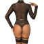 Портупея Star Night Strapped Garter Body Harness, чорна - Фото №2