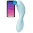 Симулятор орального сексу для жінок з вібрацією Satisfyer Curvy Trinity 5+, блакитний - Фото №1