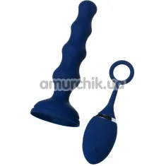 Анальная пробка с вибрацией O’Play Prime Anal Plug 221003, синяя - Фото №1