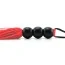 Флогер Sex & Mischief Rubber Whip Small, червоний - Фото №3