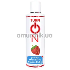 Оральный лубрикант Wet Turn On Yummy Strawberry, 118 мл - Фото №1