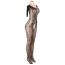 Комбінезон Star Night Floral Star Bodystocking, чорний - Фото №4