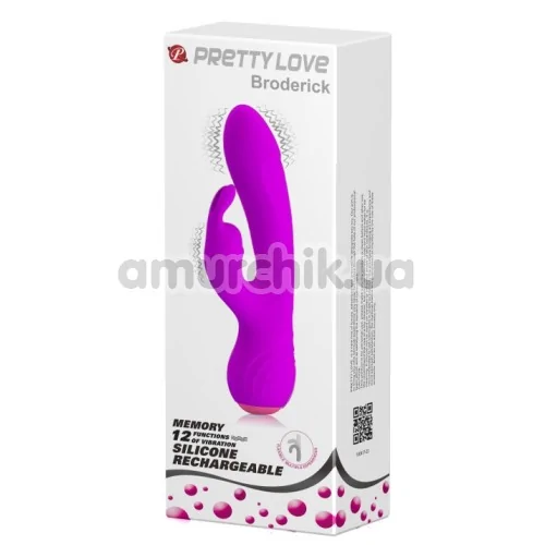Вібратор Pretty Love Broderick, фіолетовий