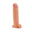 Насадка - удлинитель пениса с вибрацией Lovetoy Pleasure X-Tender Series LV1064, телесная - Фото №4