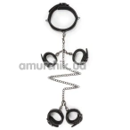 Бондажний набір Easy Toys Six Piece Full Restraint Set, чорний - Фото №1