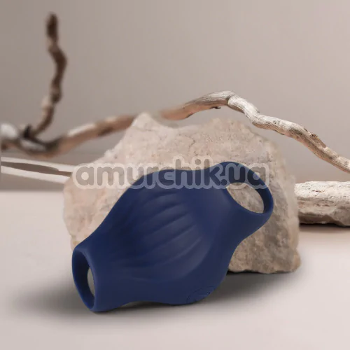 Мастурбатор з вібрацією Rocks-Off Palm, синій