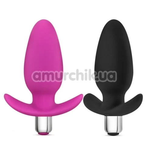 Анальная пробка с вибрацией Little Thumper Vibrating Silicone Anal Plug, розовая