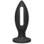 Анальна пробка Kink Lube Luge Premium Silicone Plug 4, чорна - Фото №1