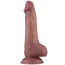 Вібратор Lovetoy Dual Density Power Cock 8.5, коричневий - Фото №1