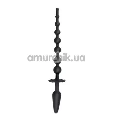 Анальный стимулятор Backdoor Lovers Anal Plug & Beads, черный - Фото №1