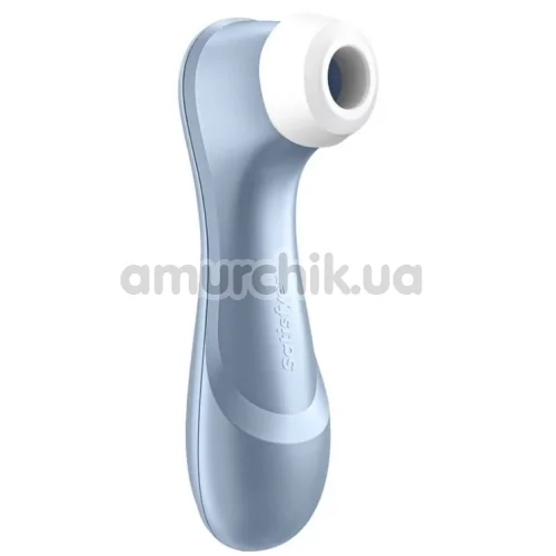 Симулятор орального сексу для жінок Satisfyer Pro 2, блакитний