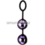Вагинальные шарики A-Toys Pleasure Balls 3.1 см, фиолетовые - Фото №1