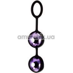 Вагінальні кульки A-Toys Pleasure Balls 3.1 см, фіолетові - Фото №1