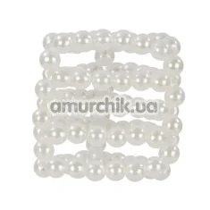 Насадка на пеніс Basic Essentials Pearl Stroker Beads Small - Фото №1