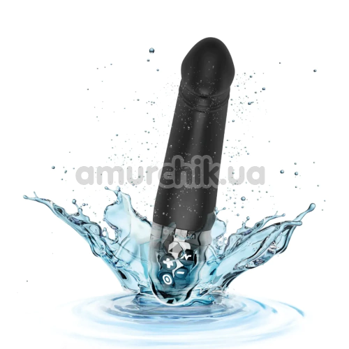 Вибратор для точки G с электростимуляцией Mystim Black Edition Real Deal Neal, черный
