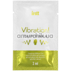 Возбуждающий гель с эффектом вибрации Intt Vibration Caipirinha Tingling Effect Gel - кайпиринья, 2 мл - Фото №1