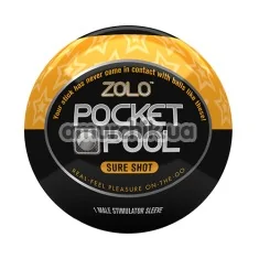 Мастурбатор Zolo Pocket Pool - Sure Shot - Фото №1