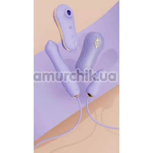 Набор вибраторов Zalo Rose Series Unicorn Set 3-in-1, фиолетовый
