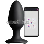 Анальная пробка с вибрацией Lovense Hush 2 L, черная - Фото №1
