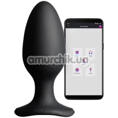 Анальная пробка с вибрацией Lovense Hush 2 L, черная - Фото №1