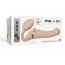 Безремневой страпон с вибрацией Strap-On-Me Vibrating Bendable Strap-On M, телесный - Фото №6