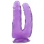 Подвійний фалоімітатор Hi-Rubber Born To Create Pleasure 6.3, фіолетовий - Фото №2