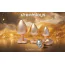 Анальна пробка з прозорим кристалом Gleaming Love Pearl Gold Plug Heart S, золота - Фото №6