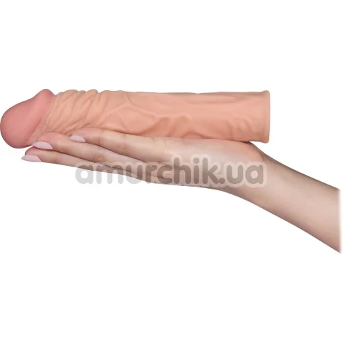 Насадка - удлинитель пениса Lovetoy Pleasure X-Tender Series LV1052F, телесная