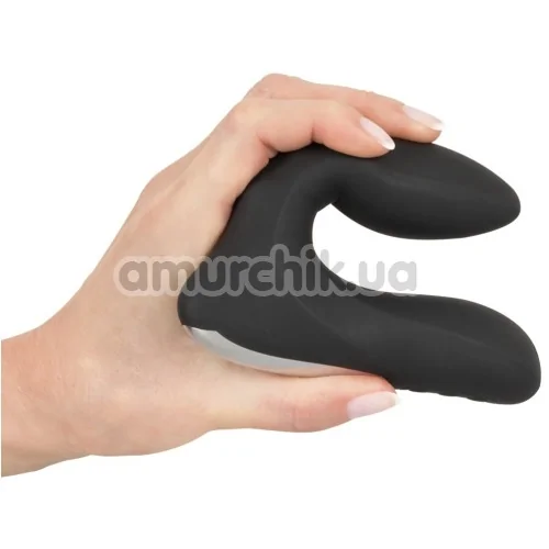 Вібростимулятор простати XouXou Inflatable Vibrating Butt Plug, чорний